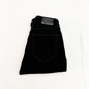 Massimo Dutti Black Denim Skinny Jeans Silver Studded Style 5093 Size 36